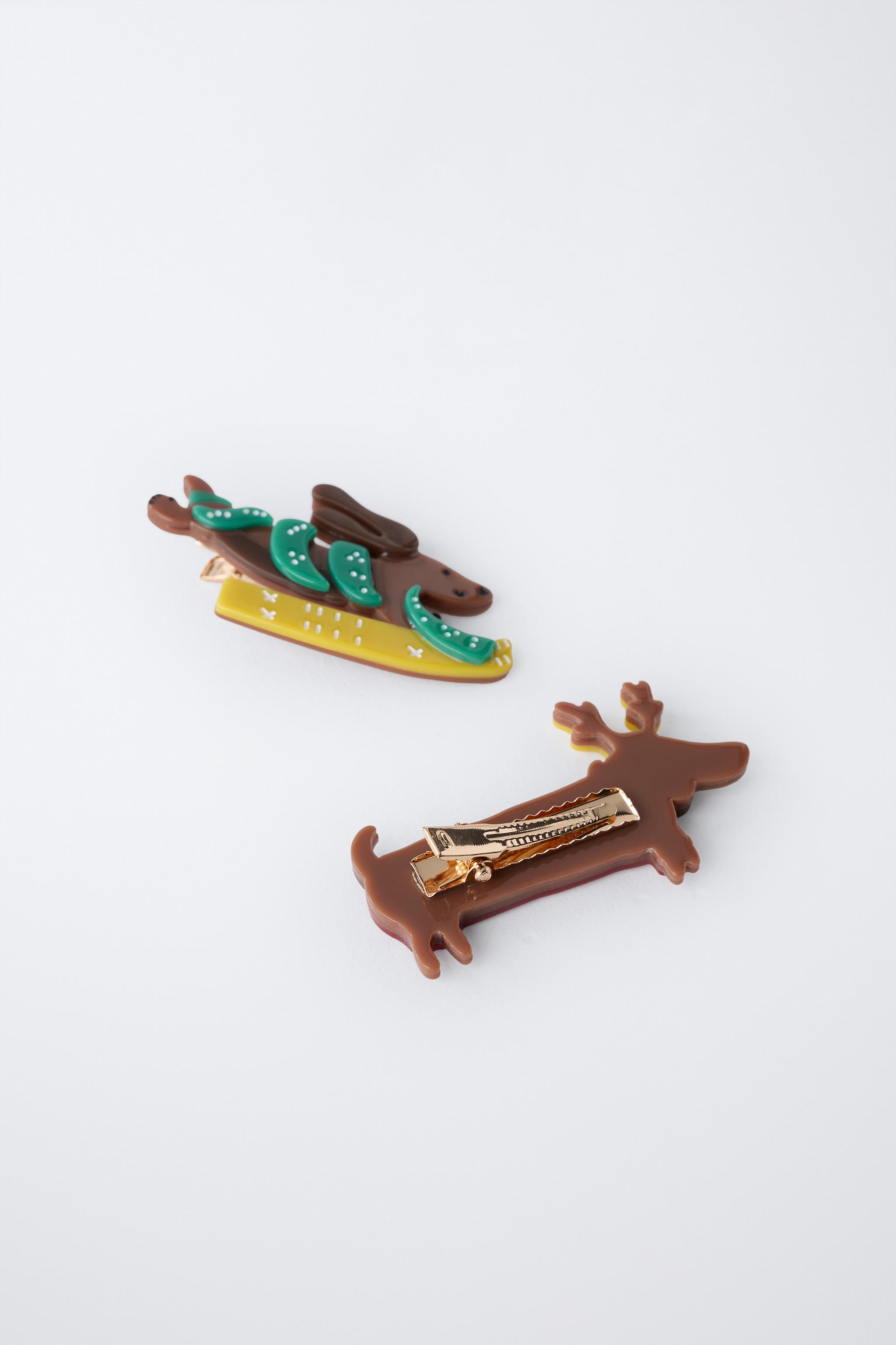 LOT DE DEUX PINCES CHIOTS RENNES